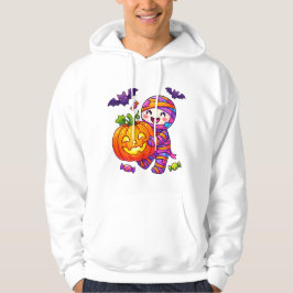 キュートなミイラのハロウィン パーカ