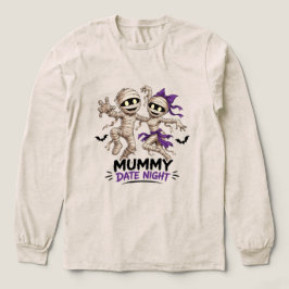 キュートなミイラカップルのデートの夜 トライブレンドTシャツ