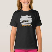 キュートなミイラ猫のニャーガールズハロウィン Tシャツ (正面)