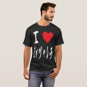 キュートなモザレラの愛日本のモッツァレラ チーズ Tシャツ (正面フル)