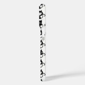 キュートなモノクロ猫の表情パターン Case-Mate iPhoneケース (裏面 / 左)