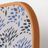 キュートなモノグラムチーム/クラブ名（幾何学模様） ピックルボールラケット (左詳細)