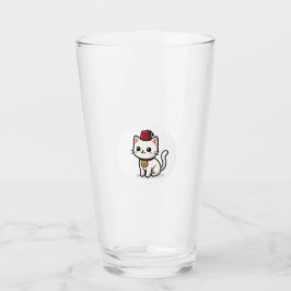 キュートなモロッコ風かわいい猫のフェズステッカー タンブラーグラス