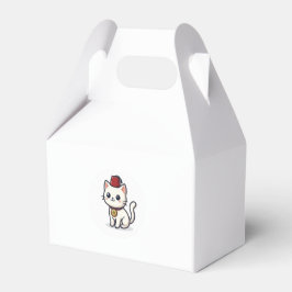 キュートなモロッコ風かわいい猫のフェズステッカー フェイバーボックス