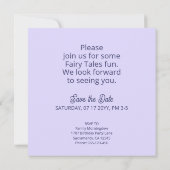 キュートなユニコーンの花の顔 2 セーブザデート (裏面)