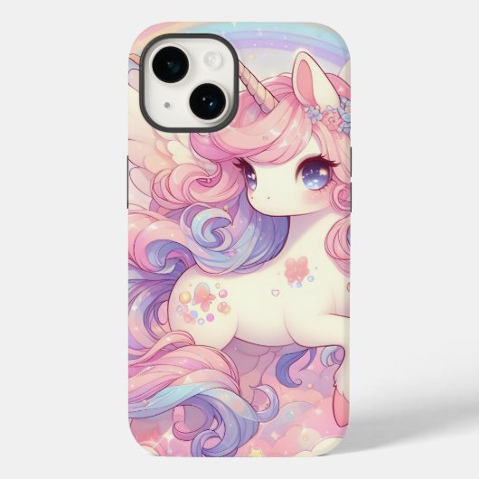 キュートなユニコーンのCase-Mate iPhoneケース Case-Mate iPhoneケース (裏面)