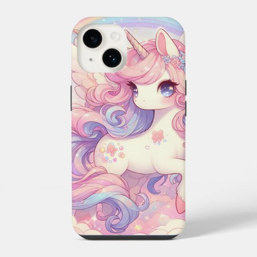 キュートなユニコーンのCase-Mate iPhoneケース iPhone 14ケース (裏面)