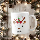キュートなユニコーンボウトナリークリスマスマグ コーヒーマグカップ