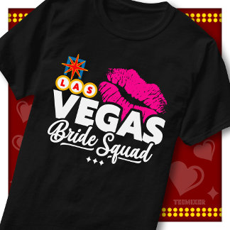 キュートなラスベガス・ブライド・スクワッド・ガールズトリップ・バチェラー Tシャツ