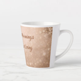 キュートなラテ コーヒーマグ | フラワーガール エシテティック カフェラテマグ