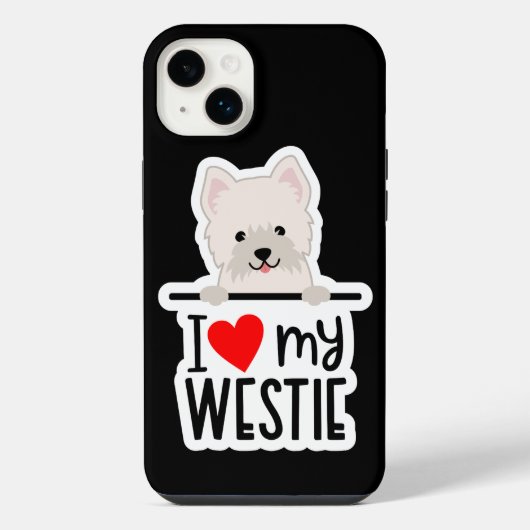 キュートなラブ・ウエスティ Case-Mate iPhoneケース iPhone 14 Plusケース (裏面)