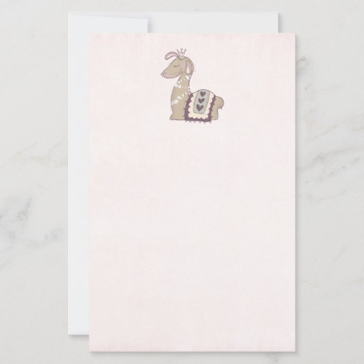 キュートなラマプリンセスクラウン付き (正面)