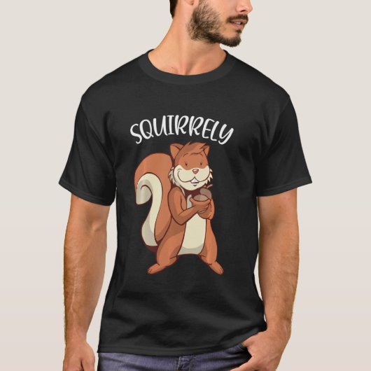 キュートなリスのリスおもしろいリス Tシャツ (正面)