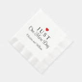 キュートなリハーサルのディナーカクテル 縁ありランチョンナプキン (角)