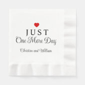 キュートなリハーサルのディナーカクテル 縁ありランチョンナプキン (正面)