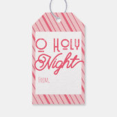 キュートなリバーシブルカラフルクリスチャン ギフトタグ (裏面)