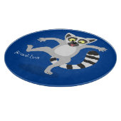 キュートなリングの尻尾踊り漫画イラストレーション カッティングボード (角)