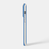キュートなレトロチェリーストライプ iPhoneケース (左側面)