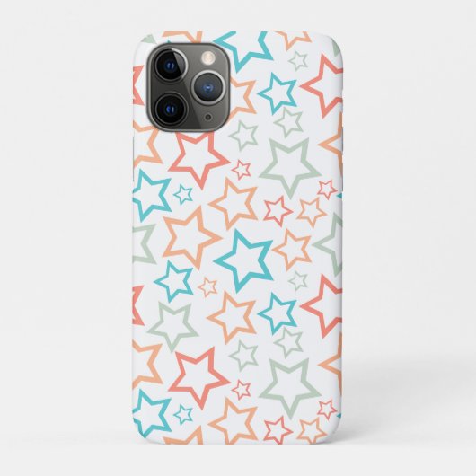 キュートなレトロパステルスター サマービーチ Case-Mate iPhoneケース (裏)