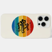 キュートなレトロミニマルフォンケース | 史上最高の先生 Case-Mate iPhoneケース (裏面 (横))