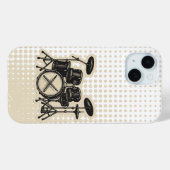 キュートなレトロヴィンテージ風スマホケース | コンサートの夜用 Case-Mate iPhoneケース (裏面 (横))