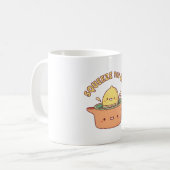 キュートなレモンの一日を生きるTシャツ コーヒーマグカップ (正面左)