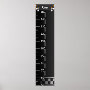 キュートなレーシング回路成長チャート ポスター