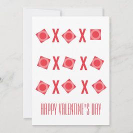 キュートなヴァレンティーンズハグ&キスXO シーズンカード