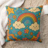 キュートなヴィンテージ風パターンの枕 🌈✨🌸 クッション (ブランケット)