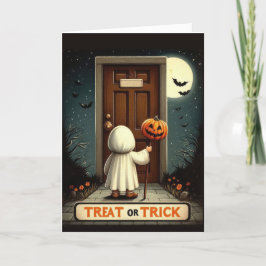 キュートなヴィンテージ・ハロウィン お菓子をくれなきゃイタズラしちゃうぞ シーズンカード