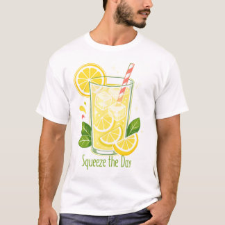 キュートな一日を生きるレモネードサマー Tシャツ