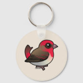 キュートな一般的なローズフィンチ キーホルダー (裏面)