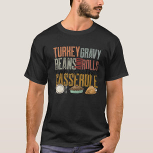 キュートな七面鳥の肉汁転が豆と私に見せて Tシャツ