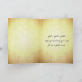 キュートな七面鳥ハッピー感謝祭グリーティングカード シーズンカード (内部)