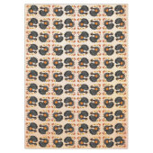 キュートな七面鳥ハッピー感謝祭テーブルクロス テーブルクロス (正面)