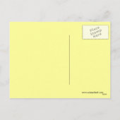 キュートな七面鳥感謝祭ポストカード シーズンポストカード (裏面)