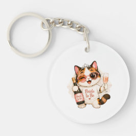 キュートな三毛猫の花嫁候補 キーホルダー