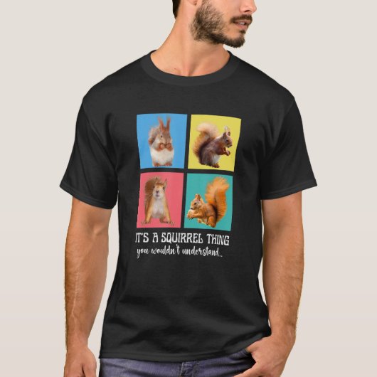 キュートな事が分からないのはリスだ Tシャツ (正面)