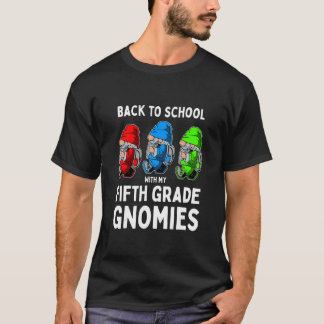 キュートな五年生のノーム ファーストデイ・オブ・スクール Tシャツ