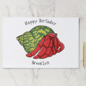 キュートな仙人カニ漫画イラストレーション ペーパーパッド (インサイチュ)