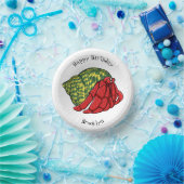 キュートな仙人カニ漫画イラストレーション ペーパーボウル (パーティー)