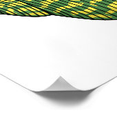 キュートな仙人カニ漫画イラストレーション ポスター (角)