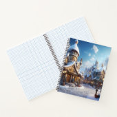 キュートな冬の街 ノートブック (内部)