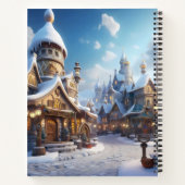 キュートな冬の街 ノートブック (裏面)