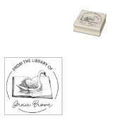 キュートな切り身の本 ラバースタンプ (押印)