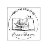 キュートな切り身の本 ラバースタンプ (インプリント)