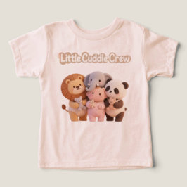 キュートな動物の友達 キッズTシャツ