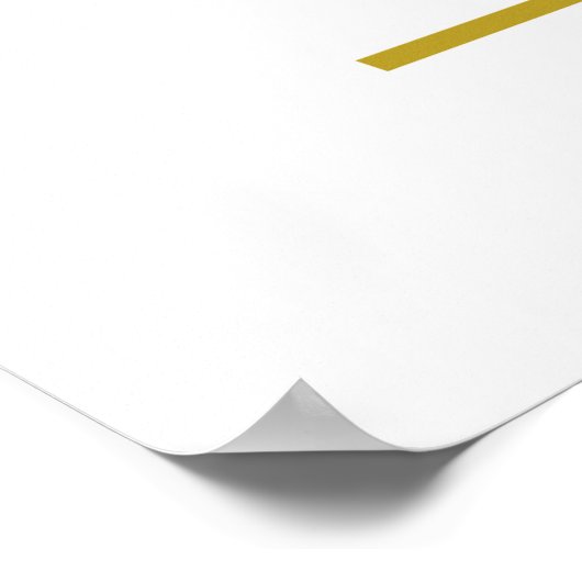 キュートな北極ビジネスの看板ポスター ポスター (角)