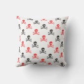 キュートな十字型ボーンズ枕 クッション (裏面)