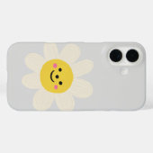 キュートな太陽の絵文字スマホケース - 美しい黄色のデザイン Case-Mate iPhoneケース (裏面 (横))